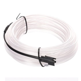 Striscia LED Decorativa Bianco Super Sottile per Interno Auto Lunga 5 Metri Tagliabile Alimentata da USB