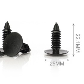 Set da 20 Pezzi di Clip in Plastica a Pressione, Dimensione 18x23mm