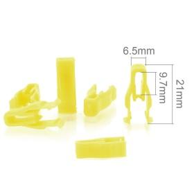 Set da 20 Pezzi di Clip Snap Switch in Plastica per Fissaggio Moquette Passaruota Arredamento Auto Plastic Fermo Rivetto Push
