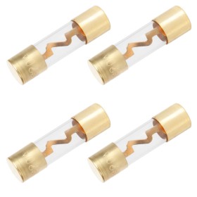 4 Pezzi Fusibili in Vetro per Audio e Video Auto Camion Camper 20A Diametro 10mm x 38cm