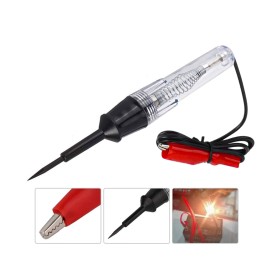 Penna Tester di Tensione 6V 12V 24V per Controllare Circuiti Fusibili Auto Moto Camion Cavo Da 125cm