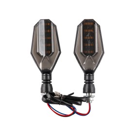 2 Indicatori di Direzione Lampada Frecce Led Per Moto Colore Arancione 12V 4,5W