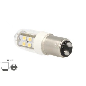 Lampada Led Barca BA15D Bianco Caldo 12V 24V 4W