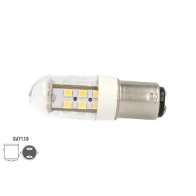 Lampada Led Barca BAY15D Bianco Caldo 12V 24V 4W
