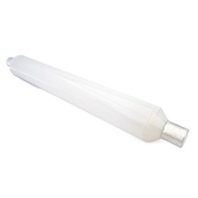 Lampada Led S19 Tubolare Lineare Bianco Freddo 6W=60W 310mm 220V PC Opalino Per Bagni