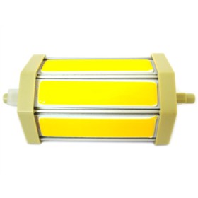 Lampada Led R7S RX7S Lineare Dimmerabile 118mm COB 9W = 90W 220V Bianco Caldo