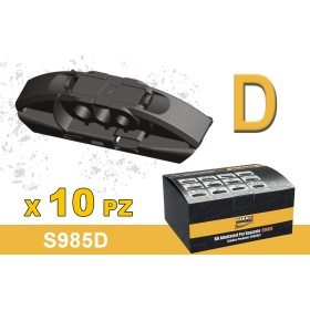 Kit 10 Attacchi D Per Spazzole Tergicristallo Carall S985 Flat e T191 Ibrida