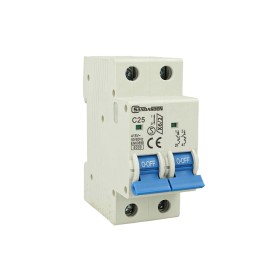 SANDASDON Interruttore Magnetotermico Stotz 2P C25 25A 2M 2 Moduli DIN