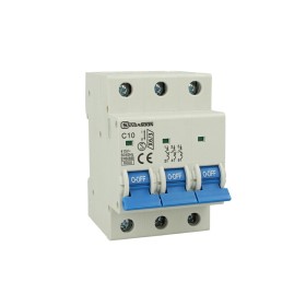 SANDASDON Interruttore Magnetotermico Stotz 3P C10 10A 3M 3 Moduli DIN