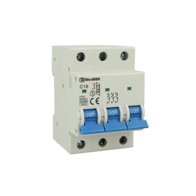 SANDASDON Interruttore Magnetotermico Stotz 3P C16 16A 3M 3 Moduli DIN