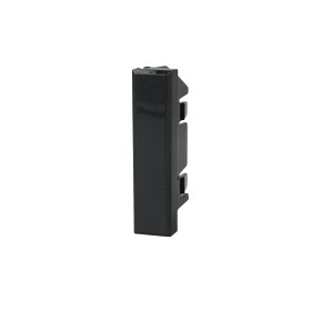 SANDASDON 4 Copritasti 1/2M Mezzo Modulo Nero Compatibile Con Bticino Axolute