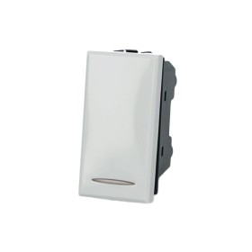 SANDASDON Deviatore 1P 16A Bianco Compatibile Con Bticino Axolute