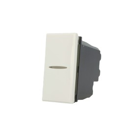 SANDASDON Deviatore Assiale 1P 16A Unipolare Bianco Compatibile Con Bticino Axolute