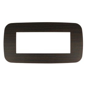 SANDASDON Placca Futura 6M Legno Wenge Compatibile Con Con Bticino Axolute