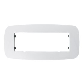 SANDASDON Placca Futura 6M Bianco Compatibile Con Con Bticino Axolute