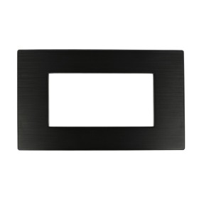 SANDASDON Placca Dynamic 4M Tecnopolimero Satinato Colore Nero Compatibile Con Con Bticino Axolute