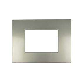 SANDASDON Placca Flat Slim Sottile 3M Titanio Compatibile Con Bticino Axolute Air