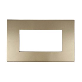 SANDASDON Placca Flat Slim Sottile 4M Bronzo Compatibile Con Bticino Axolute Air