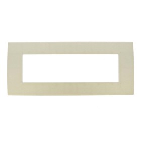SANDASDON Placca Flat Slim Sottile 6M Sabbia Compatibile Con Bticino Axolute Air