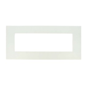 SANDASDON Placca Flat Slim Sottile 6M Bianco Compatibile Con Bticino Axolute Air