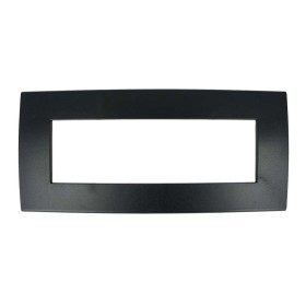 SANDASDON Placca Flat Slim Sottile 6M Nero Compatibile Con Bticino Axolute Air