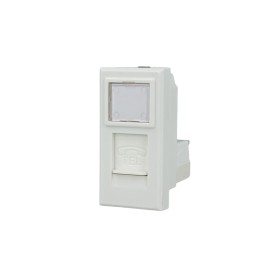 SANDASDON Presa Telefonica RJ11 Bianco Coperchio Compatibile Con Bticino Axolute