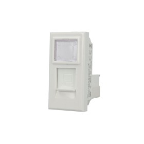 SANDASDON Presa Dati RJ45 CAT5E Bianco Coperchio Compatibile Con Bticino Axolute
