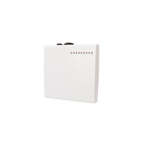 SANDASDON Copritasto Copriforo 2M Da 2 Moduli Bianco Compatibile Con Bticino Living