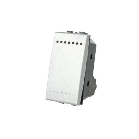 SANDASDON Deviatore 1P 16A Unipolare Grigio Compatibile Con Bticino Living