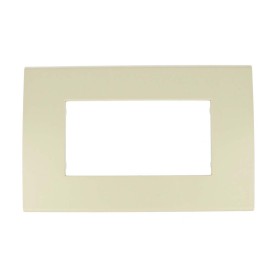 SANDASDON Placca Slim Sottile 4M Sabbia Compatibile Con Bticino Living Light Air