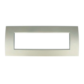 SANDASDON Placca Slim Sottile 7M Titanio Compatibile Con Bticino Living Light Air