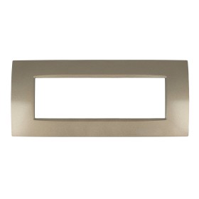 SANDASDON Placca Quadra 7M Bronzo Compatibile Con Con Bticino Living