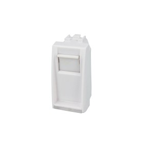 SANDASDON Presa Telefonica RJ11 Bianco Con Coperchio Compatibile Con Bticino Living