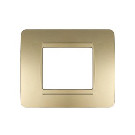 SANDASDON Placca Classic 2M Colore Bronzo Compatibile Con Con Bticino Matix