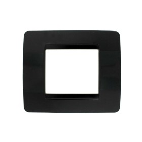 SANDASDON Placca Classic 2M Colore Nero Compatibile Con Con Bticino Matix