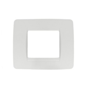 SANDASDON Placca Classic 2M Colore Bianco Compatibile Con Con Bticino Matix