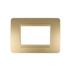 SANDASDON Placca Classic 3M Oro Compatibile Con Bticino Matix