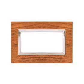 SANDASDON Placca Elegance 3M Legno Ciliegio Compatibile Con Bticino Matix