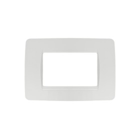 SANDASDON Placca Classic 3M Bianco Compatibile Con Bticino Matix