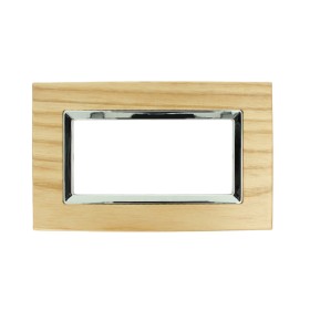 SANDASDON Placca Elegance 4M Frassino Legno Compatibile Con Bticino Matix