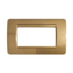 SANDASDON Placca Classic 4M Oro Compatibile Con Bticino Matix