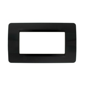 SANDASDON Placca Classic 4M Nero Compatibile Con Bticino Matix