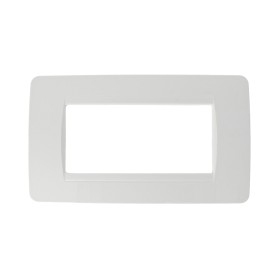 SANDASDON Placca Classic 4M Bianco Compatibile Con Bticino Matix