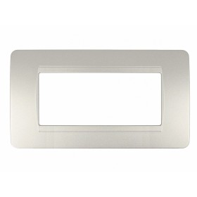 SANDASDON Placca Classic 6M Titanio Compatibile Con Bticino Matix