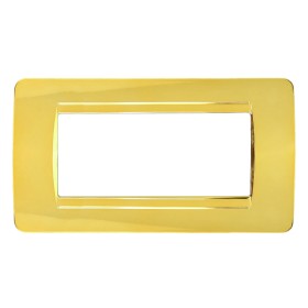 SANDASDON Placca Classic 6M Oro Lucido Compatibile Con Bticino Matix