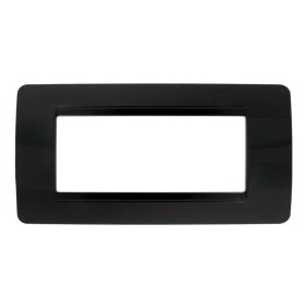 SANDASDON Placca Classic 6M Nero Compatibile Con Bticino Matix