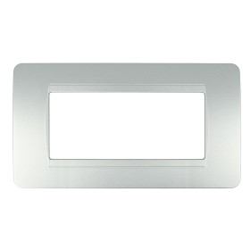 SANDASDON Placca Classic 6M Silver Compatibile Con Bticino Matix