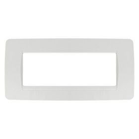 SANDASDON Placca Classic 6M Bianco Compatibile Con Bticino Matix