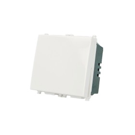 SANDASDON Interruttore 2M 1P 16A Bianco Compatibile Con Vimar Plana