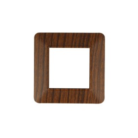 SANDASDON Placca Basic 2M Radica Compatibile Con Vimar Plana